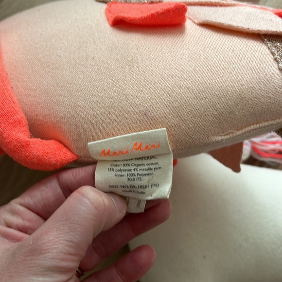 Meri Meri Flamingo + Unicorn Organic Cotton Stuffed Animals - Picture 10 of 10